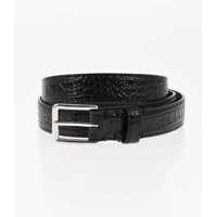 Curele DSQUARED2 Crocodile Effect Leather Belt 25Mm