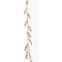 Cercei DSQUARED2 Golden Effect Clip On Single Earrings With Monogram Charm