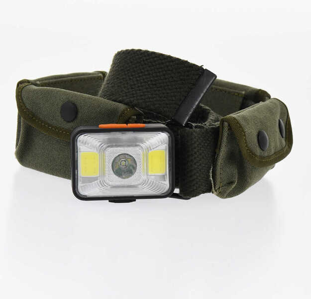 Curele DSQUARED2 Fabric Utility Belt With Flashlight 40Mm Military Green Barbati (BM 18480154) 1