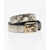 DSQUARED2 Python-Effect Leather Belt 25Mm Beige