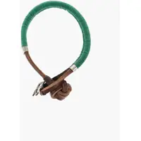 Bratari pentru Barbati - Bratari DSQUARED2 Leather Bracelet With Monogram Charm Brown Barbati (BM 18480199) - B-mall.ro