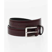 Curele DSQUARED2 Solid Color Leather Belt With Silver-Tone Buckle 25Mm
