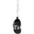 DSQUARED2 Icon Metal Keyring With Faux Leather Shoe-Shaped Pendant Black