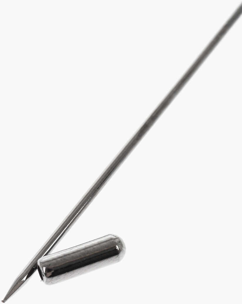 Cravate DSQUARED2 Metal D2 Tie Brooch With Beads Silver Barbati (BM 18480238) 3