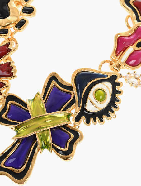 Curele DSQUARED2 Golden-Effect Chain Belt With Charms 80Mm Gold Femei (BM 18480295) 2