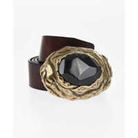 Curele Leather Vulcano Belt With Maxi Stone 40Mm Barbati