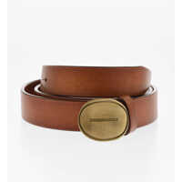 Curele Leather Belt With Golden Buckle 25Mm Barbati
