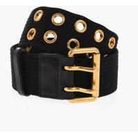 Curele DSQUARED2 Fabric Grommet Belt With Golden Details 50Mm