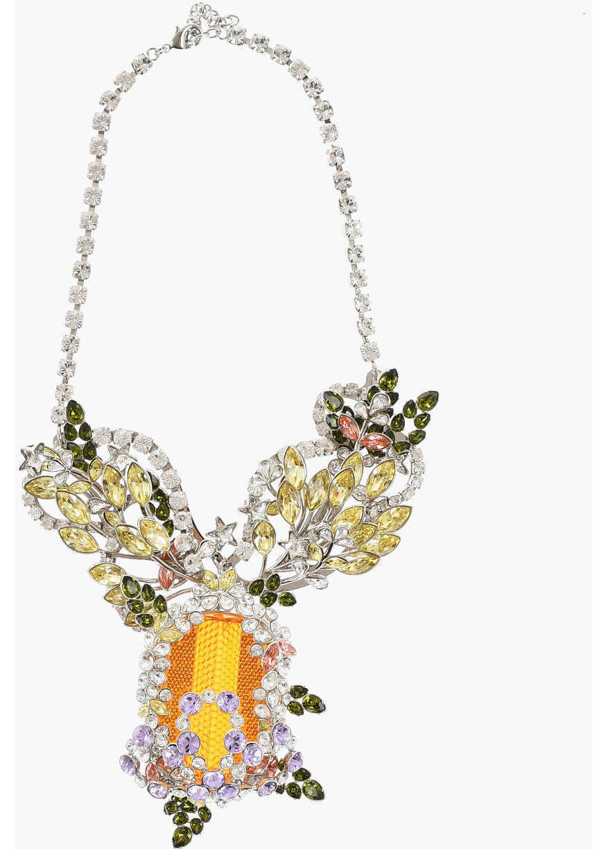 Coliere DSQUARED2 Embellished Jewels Oversized Necklace Multicolor Femei (BM 18480388) 1