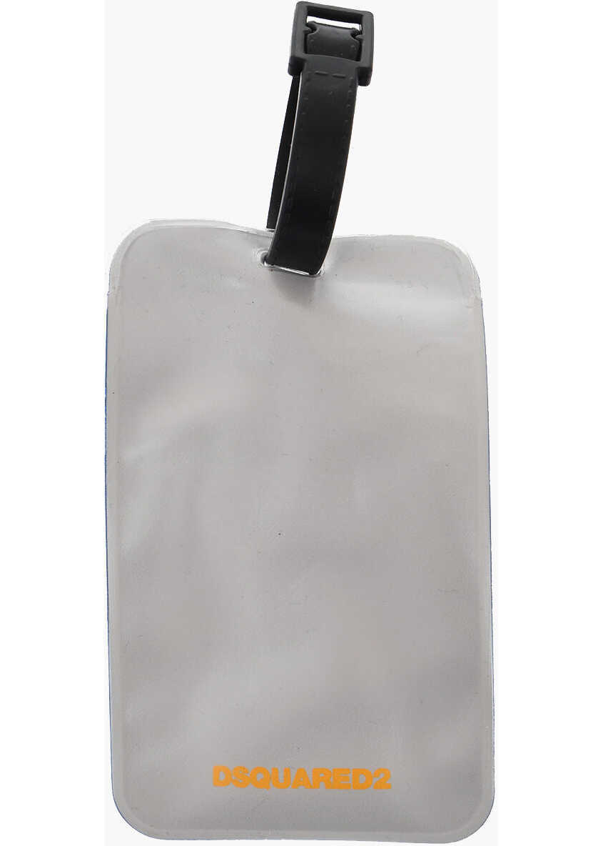 Accesorii de voiaj DSQUARED2 Pvc Tags For Suitcase With Embossed Details Blue Femei (BM 18480409) 2