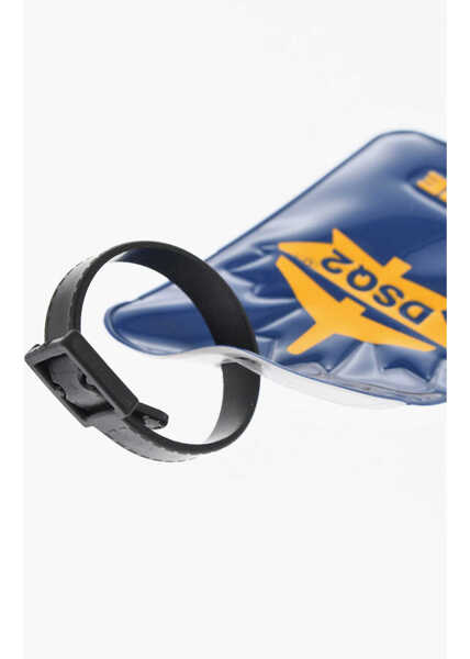 Accesorii de voiaj DSQUARED2 Pvc Tags For Suitcase With Embossed Details Blue Femei (BM 18480409) 3