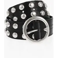Curele DSQUARED2 Studded Leather Belt 40Mm