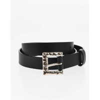 Curele DSQUARED2 Leather Belt With Silver-Tone Buckle 25Mm