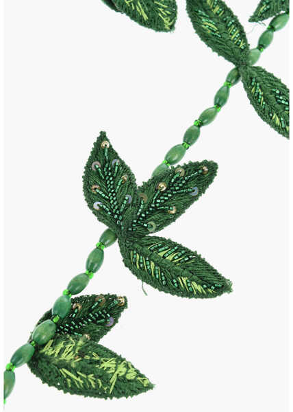 Coliere DSQUARED2 Plant-Motif Beaded Necklace Green Femei (BM 18480427) 2