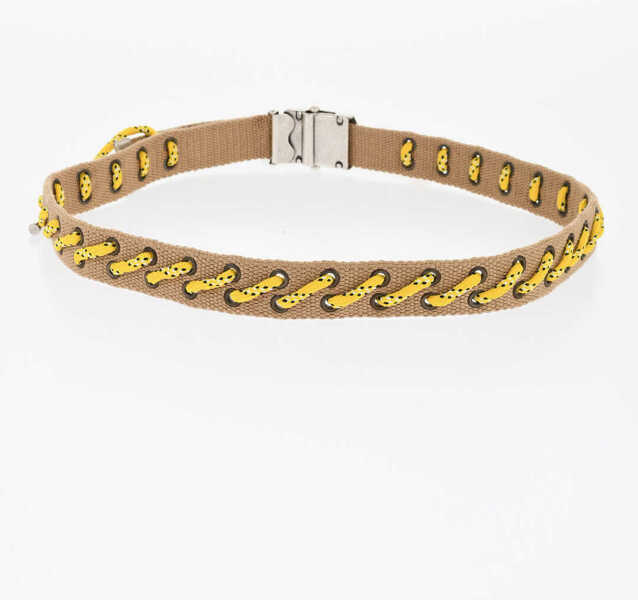 Curele DSQUARED2 Fabric Boy Scout Belt With Military Buckle 30Mm Beige Femei (BM 18480439) 4