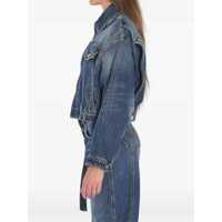 Jachete Jean Paul Gaultier Dama - Jachete Jean Paul Gaultier Strap Jacket In Denim BLUE Femei (BM 18480565) - B-mall.ro