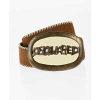 Curele Ponyskin Belt With Logoed Maxi Buckle 45Mm Femei