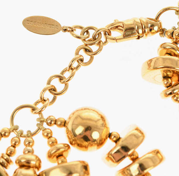 Coliere DSQUARED2 Golden Effect Kung-Fu Monkey Necklace Gold Femei (BM 18480613) 2