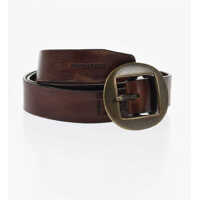Curele Solid Color Leather Belt 30Mm Barbati