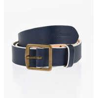 Curele Textured Leather Belt With Contrasting Edge 30Mm Femei