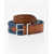 DSQUARED2 Leather Belt With Denim Trims 30Mm Blue