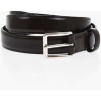 Curele Solid Color Brushed Leather Belt 25Mm Barbati
