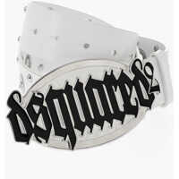 Curele Leather Grommet Belt With Studs 40Mm Femei