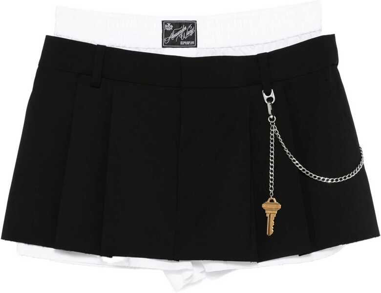 Fuste Alexander Wang Wool Blend Miniskirt BLACK Femei (BM 18480787) 1