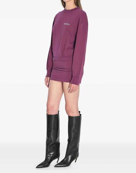 Rochii elegante THE ATTICO Mini Dress In Burgundy PURPLE Femei (BM 18480790) 2