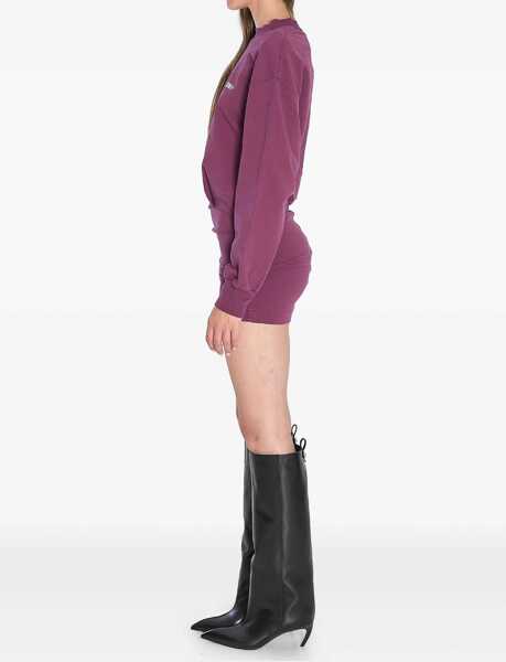 Rochii elegante THE ATTICO Mini Dress In Burgundy PURPLE Femei (BM 18480790) 3