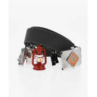 Curele DSQUARED2 Fabric Glamping Belt With Decorative Charms 30Mm