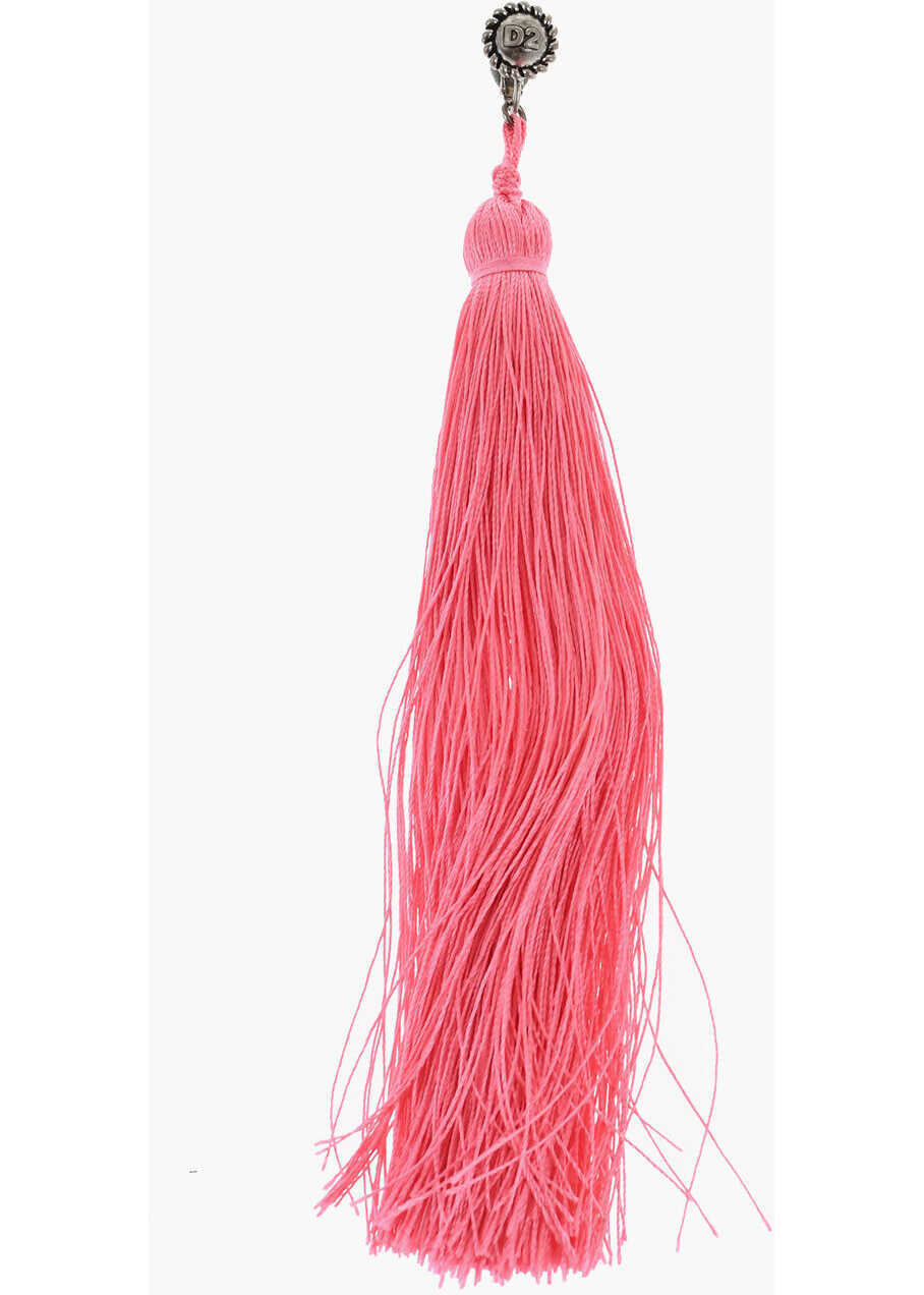 Cercei DSQUARED2 Clip-On Single Earring With Maxi Tassel Pink Femei (BM 18480859) 1