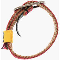 Bratari pentru Barbati - Bratari DSQUARED2 Fabric Bracelet With Monogram Multicolor Barbati (BM 18480877) - B-mall.ro
