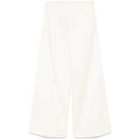 Pantaloni casual Forte_Forte Cotton Wide-Leg Trousers Femei