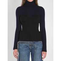 Pulovere Ribbed Knit Pullover Femei