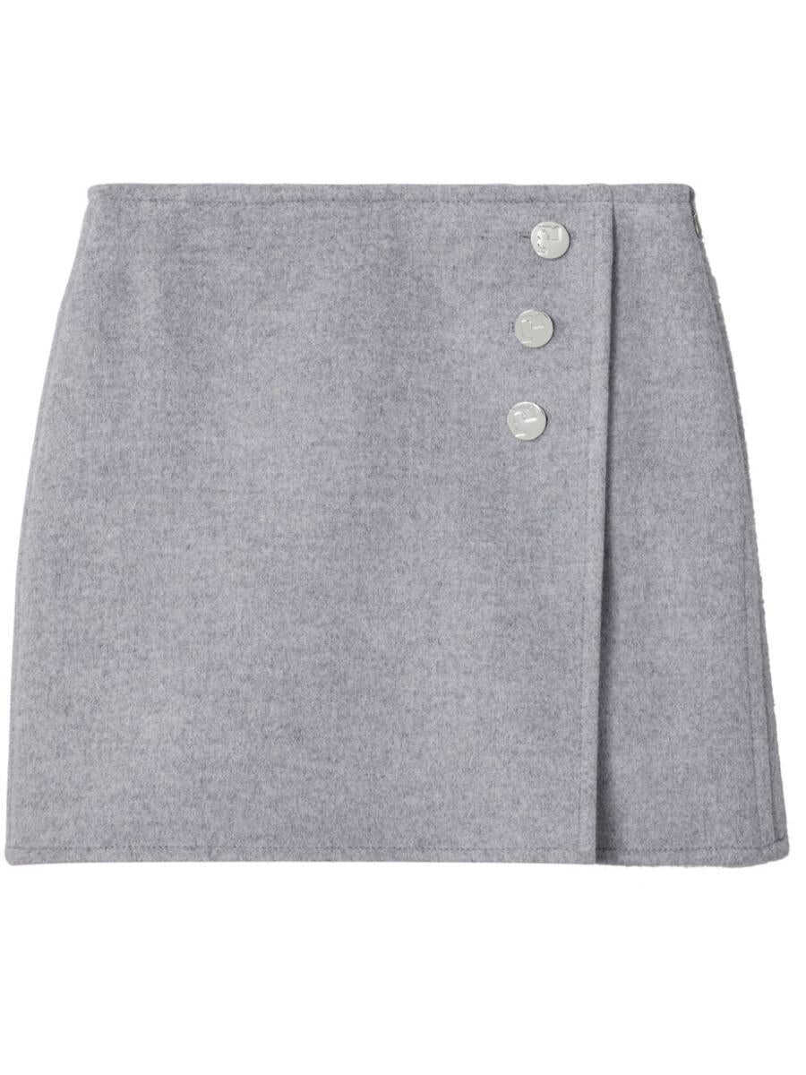 Fuste Tory Burch Tory Burch Wool Mini Skirt GREY Femei (BM 18481932) 1