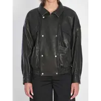 Bomber jacket Leather Bomber Jacket Femei