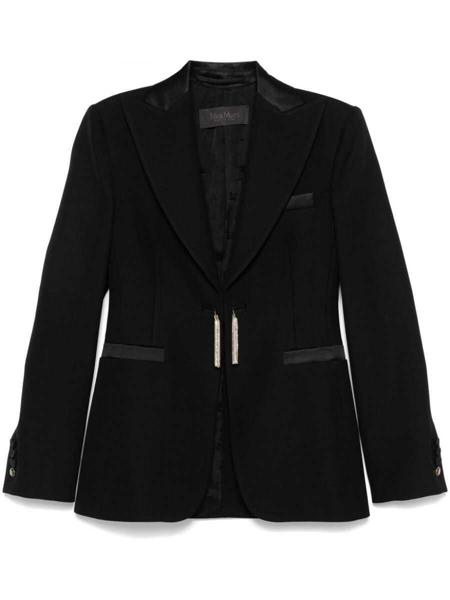Geci Max Mara Max Mara Wool Single-Breasted Jacket Black Femei (BM 18482085) 1