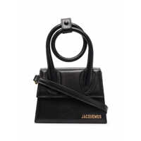 Genti de mana Jacquemus Le Chiquito Noeud Leather Handbag Femei