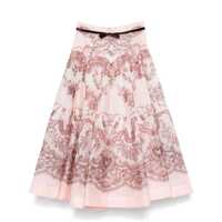 Fuste Zimmermann Crush Silk Blend Skirt Femei