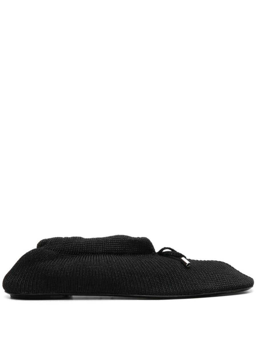 Balerini TOTME TOTEME Knitted Ballet Flats Black Femei (BM 18482322) 1