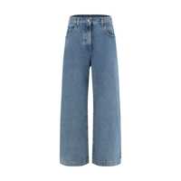 Blugi THE ATTICO The Attico Wide-Leg Denim Cotton Jeans