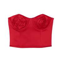 Topuri Marc Jacobs Rose Satin Corset Femei