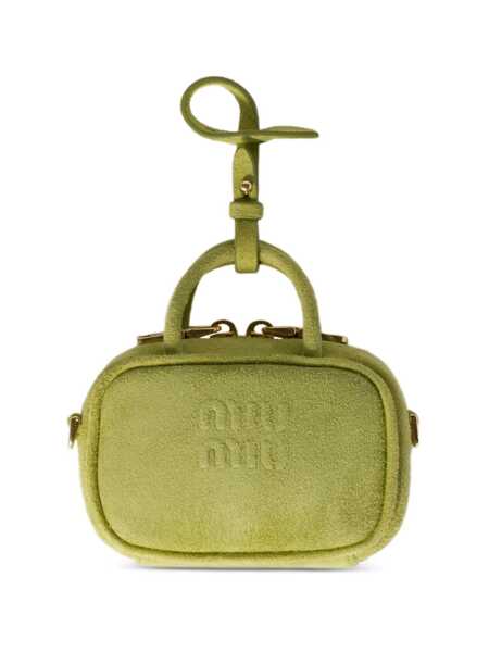 Genti de umar Miu Miu Miu Miu Beau Micro Suede Bag GREEN Femei (BM 18483069) 1