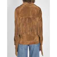 Imbracaminte Dama pagina 462 - Geci Golden Goose Suede Jacket With Fringe BROWN Femei (BM 18483084) - B-mall.ro
