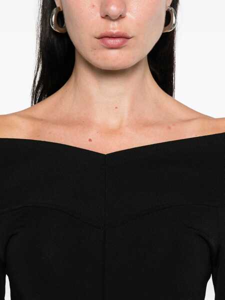 Topuri Stella McCartney Stella McCartney Viscose Top Black Femei (BM 18483258) 5