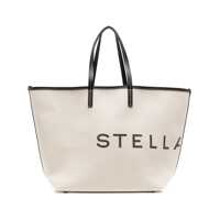 Genti de mana Stella McCartney Logo Canvas Tote Bag Femei