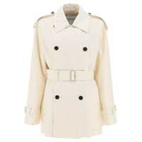 Geci Burberry Cotton Belted Jacket Femei