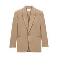 Geci Saint Laurent Wool Single-Breasted Jacket Barbati