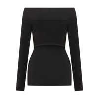 Pulovere Stella McCartney Long Sleeve Boat Neck Top Femei